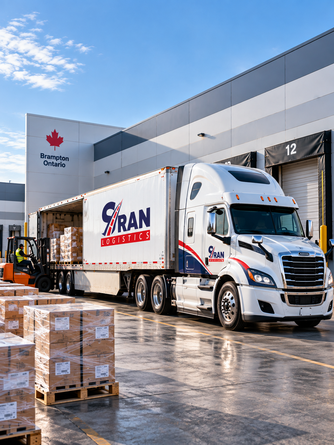 Sran Logistics Commercial Sleeper Semi-Truck Trailer